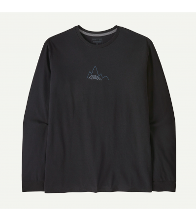 Patagonia Long Sleeve Shop Sticker Pocket Responsibili-Tee M's