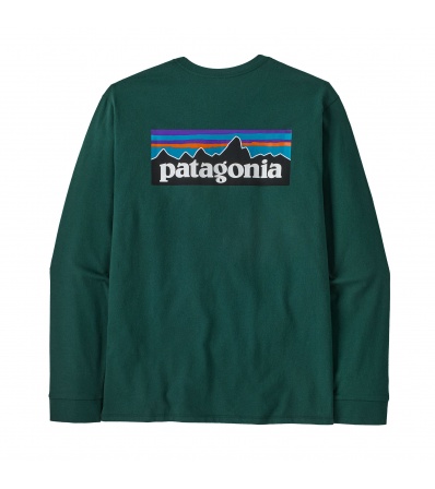 Bluse Patagonia Long-Sleeved P-6 Logo Responsibili-Tee M's